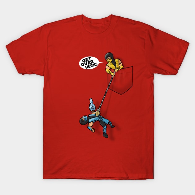 Get over here pocket T-Shirt by VinagreShop